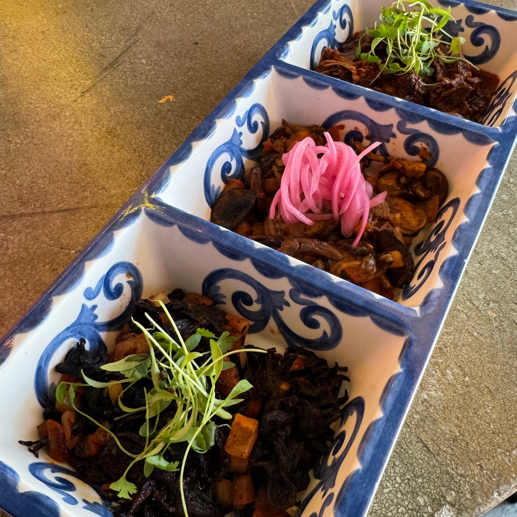 Vegan Taco Kit- 12 Tacos- Jamaica, Jack Fruit Birria, and Mushroom